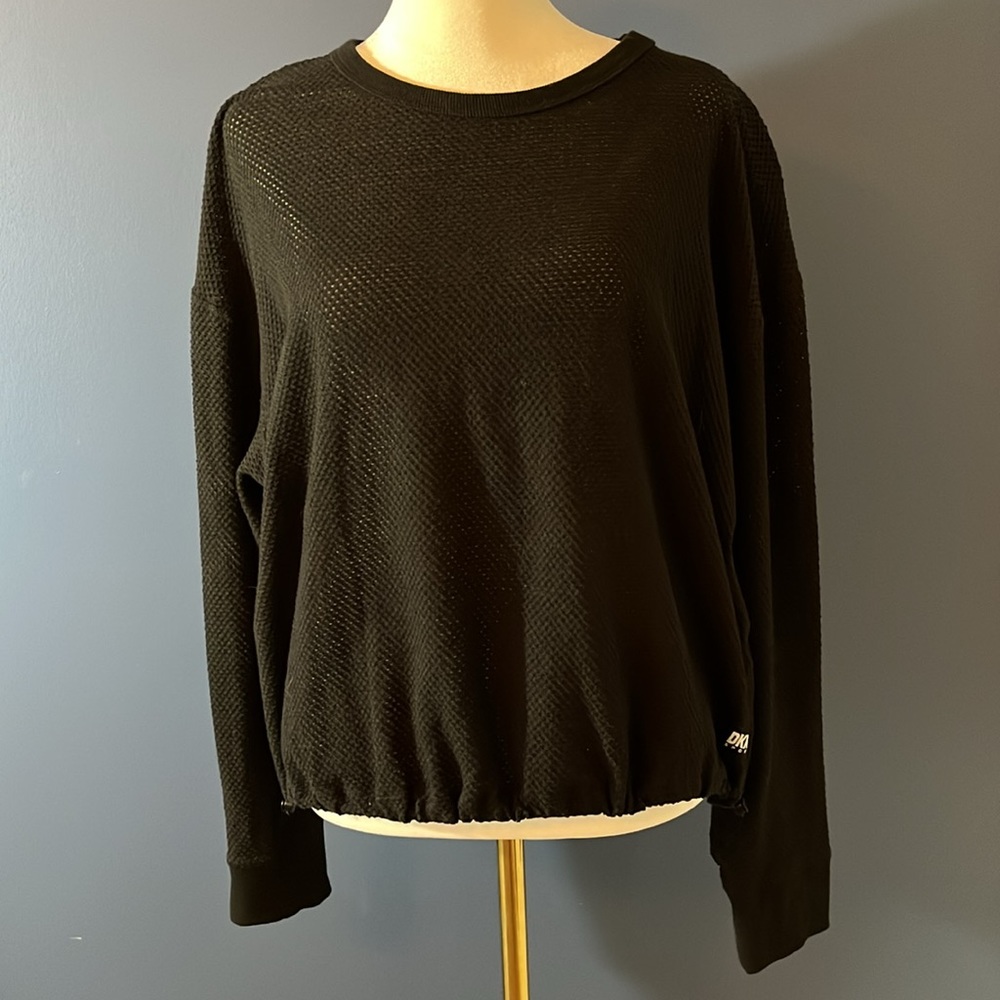 DKNY Sport Open Weave Top